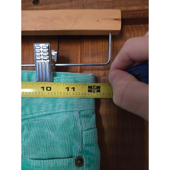 VINEYARD VINES- Girls Corduroy Pants Teal Green Straight Leg Casual - Size 7 - Picture 6 of 8